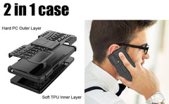 Icatchy for Motorola Edge 20 Pro Case Heavy Duty Hard Tough Dual Layer Hybrid Shockproof kickstand Cover image 1