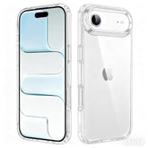 iCatchy Case for iPhone Air 6.5-Inch, Shockproof Bumper Phone Cover Military-Grade Protection Anti-Yellowing Clear Back