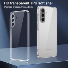 iCatchy Case for Samsung A37 / A36 Phone, Shockproof Transparent Anti-Scratch Bumper Back Cover with 2-Pack Tempered Glass Screen Protector for Galaxy A37 / A36 (Clear)