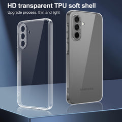 iCatchy Case for Samsung A57 Phone, Shockproof Transparent Anti-Scratch Bumper Back Cover with 2-Pack Tempered Glass Screen Protector for Galaxy A57 (Clear)