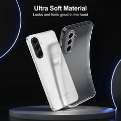 iCatchy Case for Samsung A37 / A36 Phone, Shockproof Transparent Anti-Scratch Bumper Back Cover with 2-Pack Tempered Glass Screen Protector for Galaxy A37 / A36 (Clear)