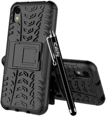 iCatchy For Huawei Y5 2019 Case Heavy Duty Tough Rugged Shockproof Hybrid Kickstand Hard Cover Compatible with Huawei Y5 2019 image 1