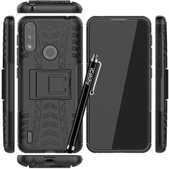 For Motorola Moto E7i Power Case, Heavy Duty Hard Tough Dual Layer Hybrid Shockproof Cover compatible With Motorola Moto E7i Power Phone Case image 2