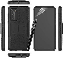For Huawei P40 Case, Heavy Duty Hard Tough Dual Layer Hybrid Shockproof Cover compatible For Huawei P40 Phone Case image 3