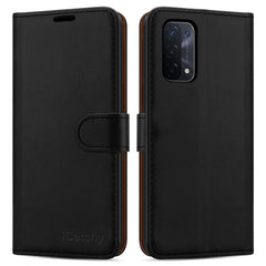 For Oppo A74 5G Case Leather Wallet Book Flip Folio Stand View Cover Pouch for Oppo A74 5G image 0