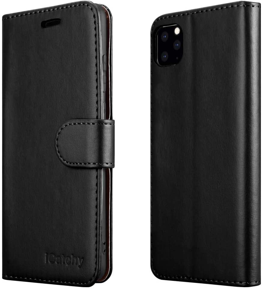 iCatchy For iPhone 11 Pro (6.5) Case Leather Wallet Book Cover Pouch image 0