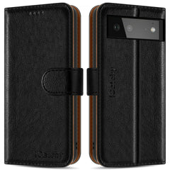 For Google Pixel 6 / 6 Pro Case Leather Wallet Book Flip Folio Stand View Cover image 1