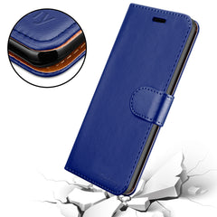 For Oppo A74 5G Case Leather Wallet Book Flip Folio Stand View Cover Pouch for Oppo A74 5G image 2