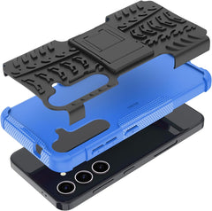 iCatchy for Samsung Galaxy S24 Case, Heavy Duty Hard Tough Dual Layer Hybrid Shockproof Cover compatible For Galaxy S24 Case