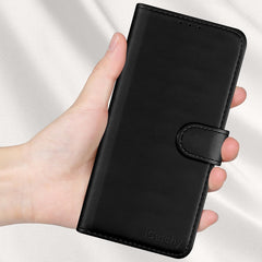 iCatchy for Motorola Moto G35 Case, Leather Wallet Book Flip Folio Kickstand Magnetic Protect RFID Blocking Wallet Cover for Motorola G35 Phone