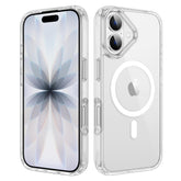 iCatchy for iPhone 17 Compatible with Magsafe Military Grade Drop Protection Anti Yellowing Cell Phone Cover - Rugged Shockproof Protective Transparent Case (Clear)