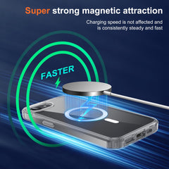 iCatchy for iPhone 16e Compatible with Magsafe Military Grade Drop Protection Anti Yellowing Cell Phone Cover - Rugged Shockproof Protective Transparent Case (Clear)