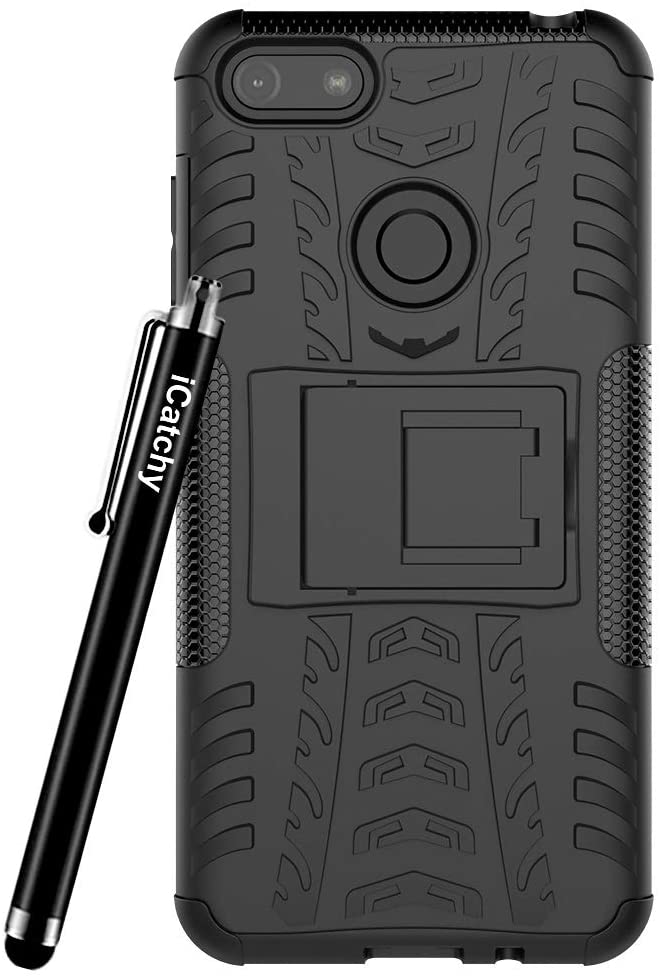 iCatchy Compatible with Motorola Moto E6 Play Case Heavy Duty Tough Rugged Shockproof Hybrid Kickstand Hard Case Cover for Moto E6 Play Phone Cover image 4