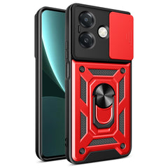 iCatchy for Oppo A60 5G Case, Slide Camera Full Body Protective Shockproof Silicone Tough Hard Armour Military Protective Cover compatible For Oppo A60 5G Case