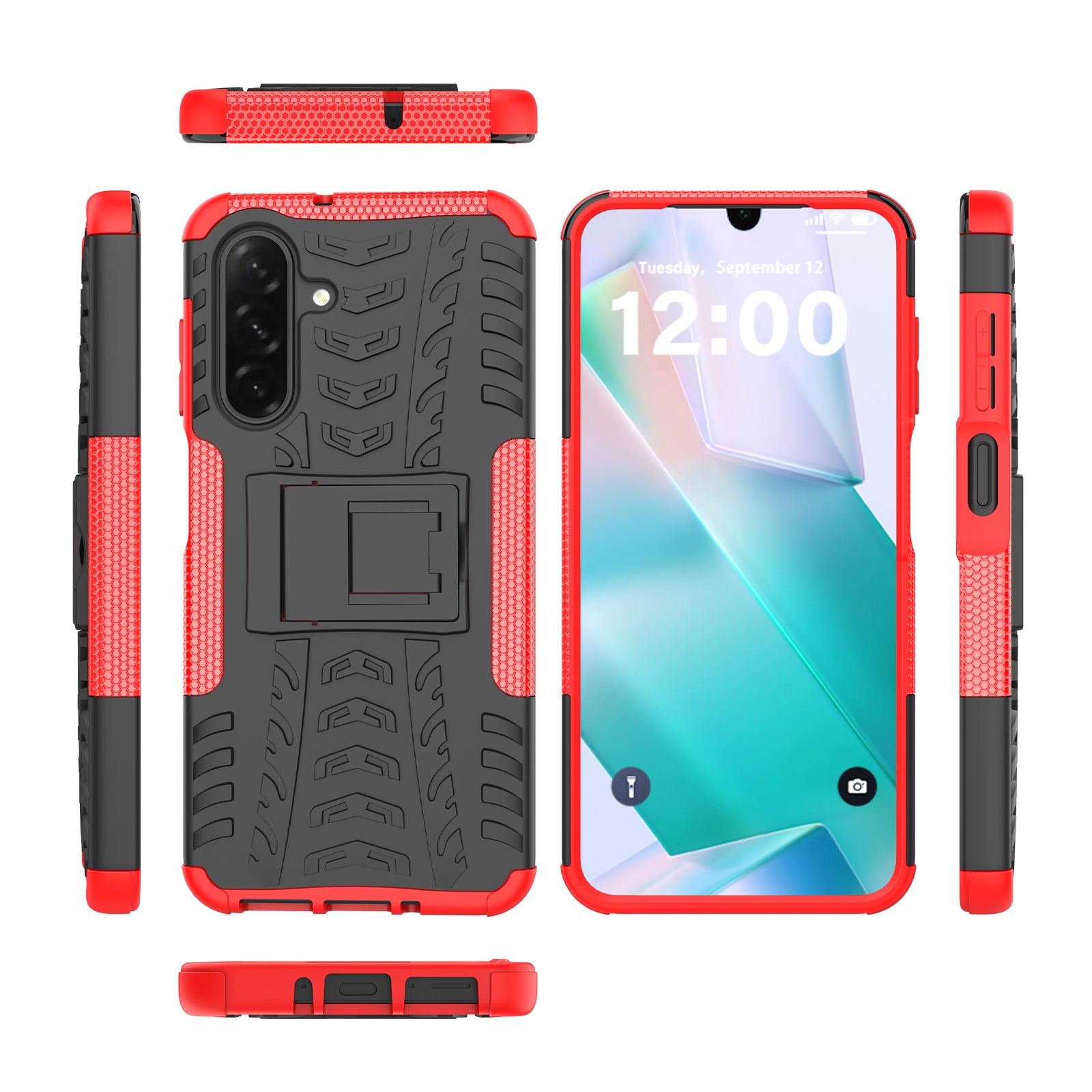 iCatchy Case for Samsung A17 5G / A26 5G, Heavy Duty Hard Tough Dual Layer Hybrid Shockproof Cover Compatible with Galaxy A26 / A17 Phone Case