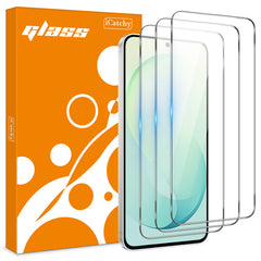 iCatchy [3 Pack] Screen Protector for Samsung Galaxy S26 FE, Phone High Transparency Tempered Glass Protection Film Impact-Protection Anti-Scratch Compatible with Galaxy S26 FE