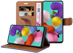 iCatchy For Samsung Galaxy A51 Case Leather Wallet Book Flip Folio Stand View Cover Pouch Compatible with Samsung Galaxy A51 Phone case image 2