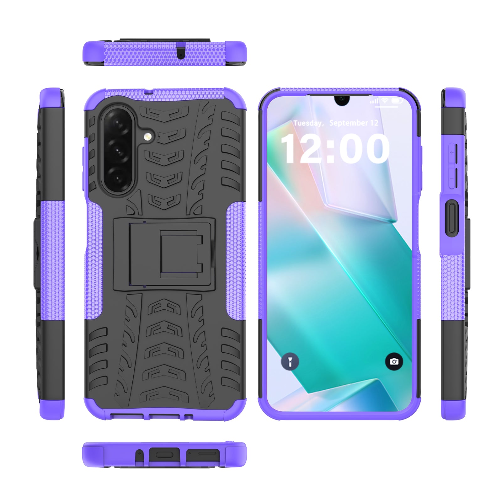 iCatchy Case for Samsung A17 5G / A26 5G, Heavy Duty Hard Tough Dual Layer Hybrid Shockproof Cover Compatible with Galaxy A26 / A17 Phone Case