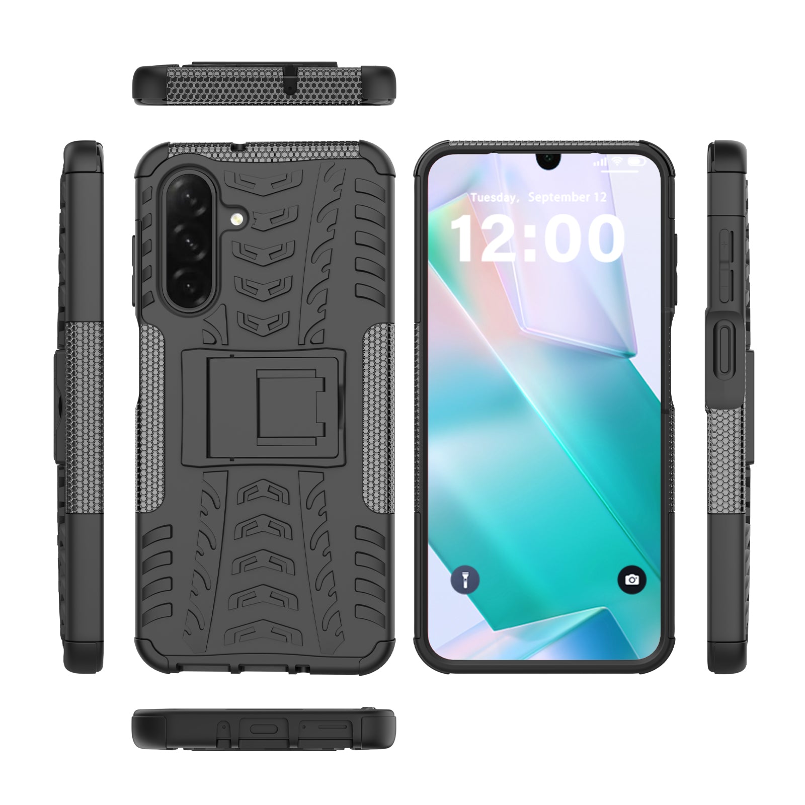 iCatchy Case for Samsung A17 5G / A26 5G, Heavy Duty Hard Tough Dual Layer Hybrid Shockproof Cover Compatible with Galaxy A26 / A17 Phone Case