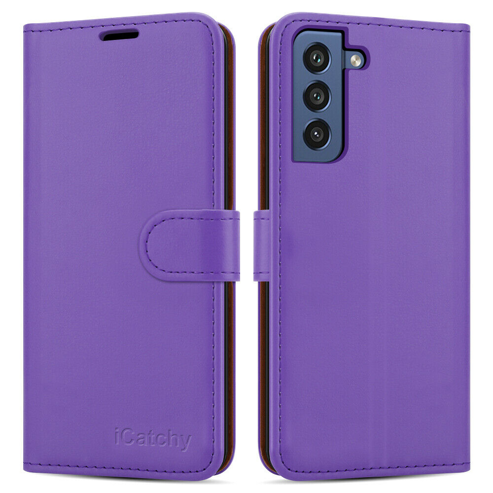 For Samsung Galaxy S21 FE Case Premium Leather Wallet Flip Card Slot Phone Cover image 6