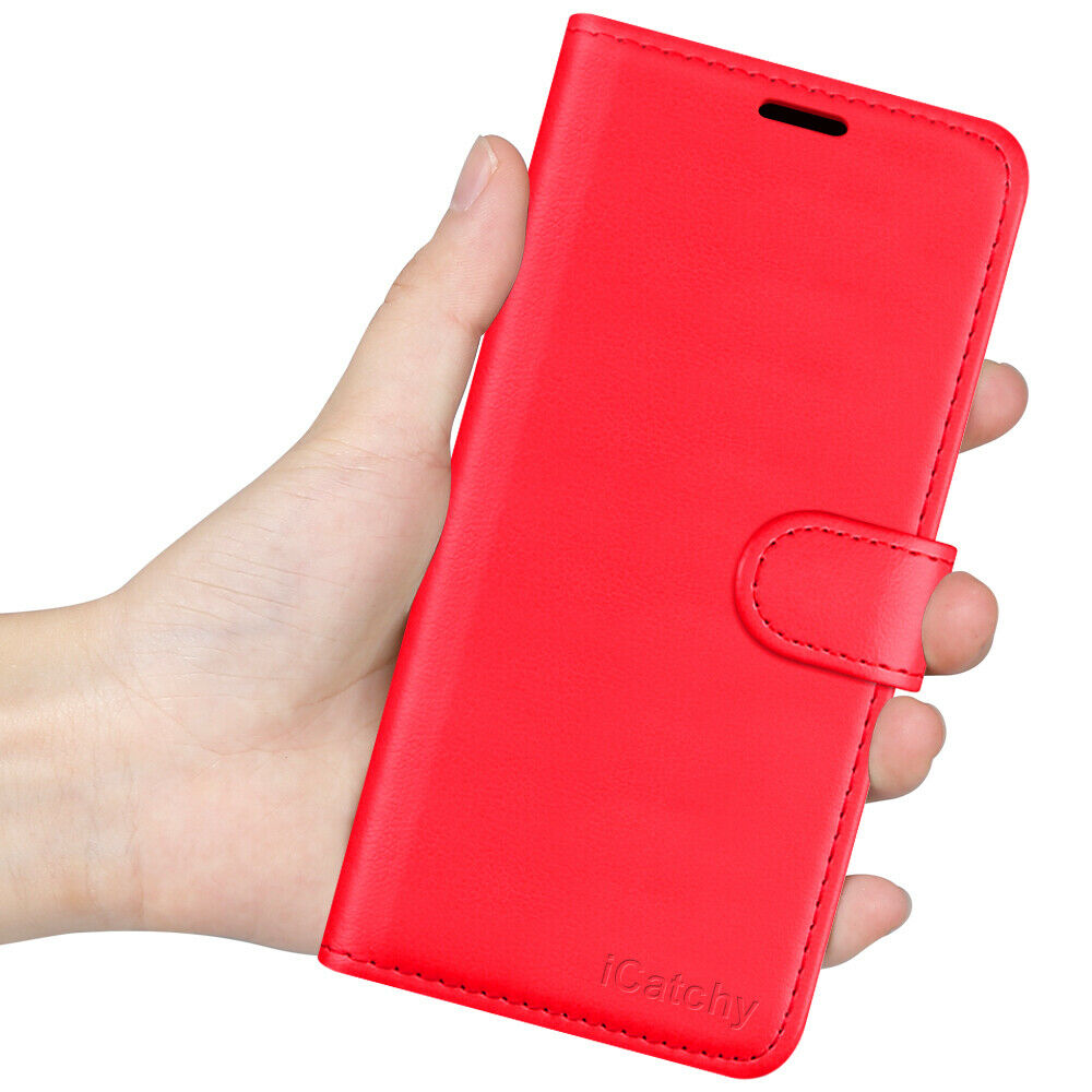 For Samsung Galaxy S21 FE Case Premium Leather Wallet Flip Card Slot Phone Cover image 29