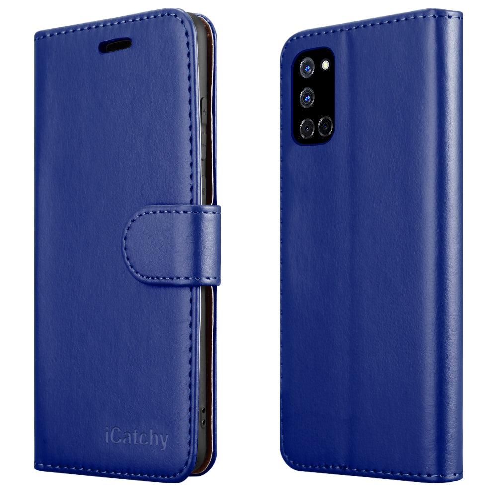 For Oppo A72 Case Leather Wallet Book Flip Folio Stand View Cover Pouch for Oppo A72