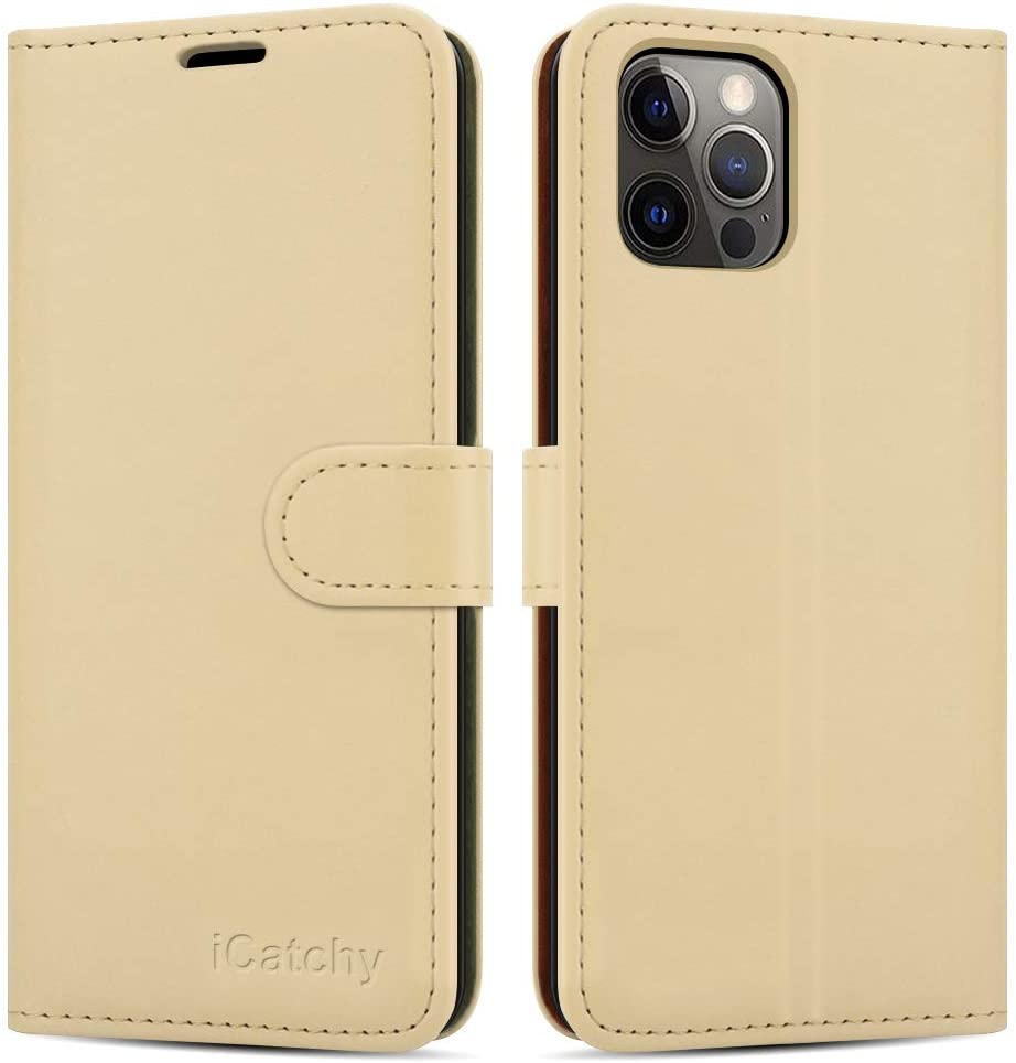 iPhone 12 Case/iPhone 12 Pro (6.1'') Phone Cover case Leather Wallet Book Flip Folio Stand View Case