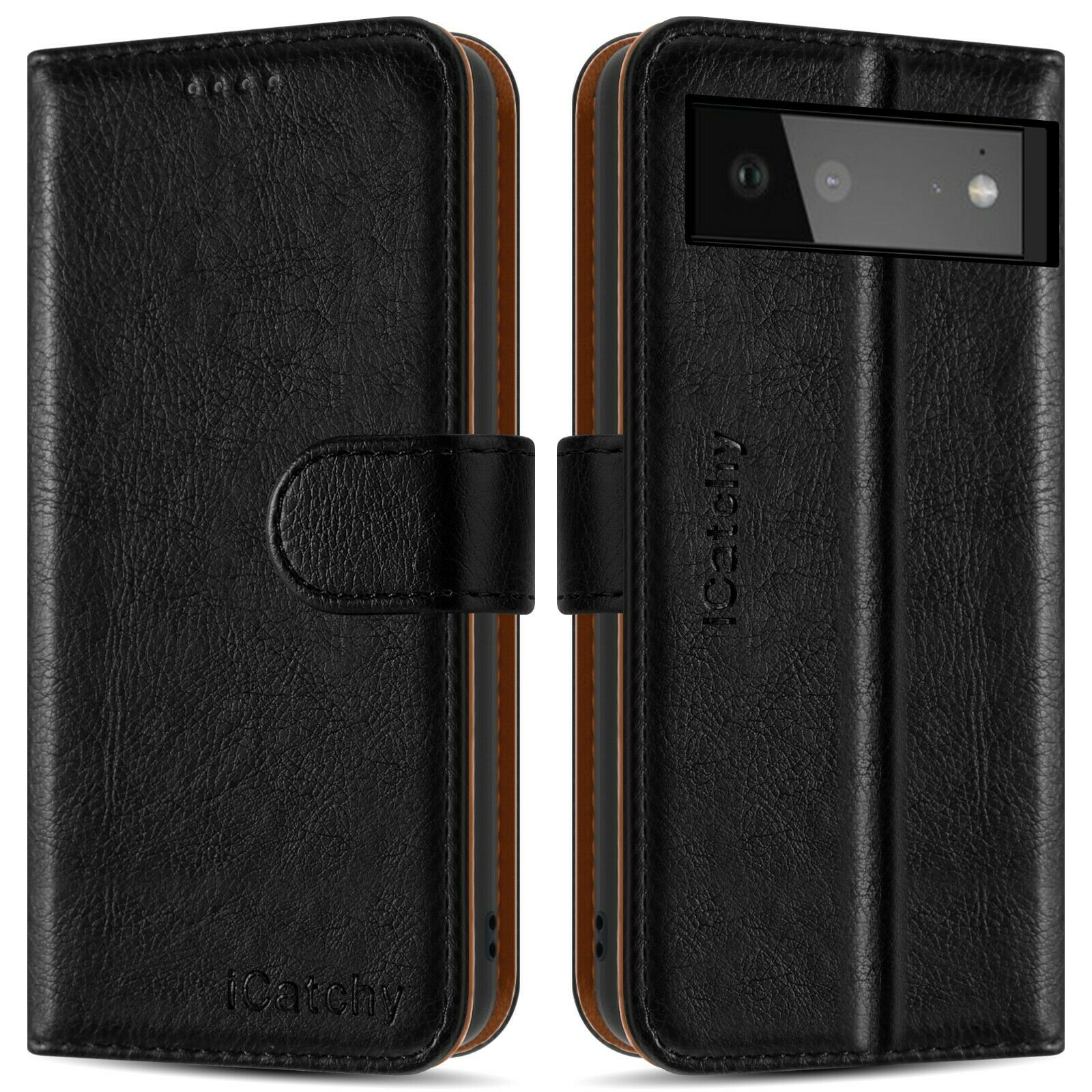 For Google Pixel 6 / 6 Pro Case Leather Wallet Book Flip Folio Stand View Cover