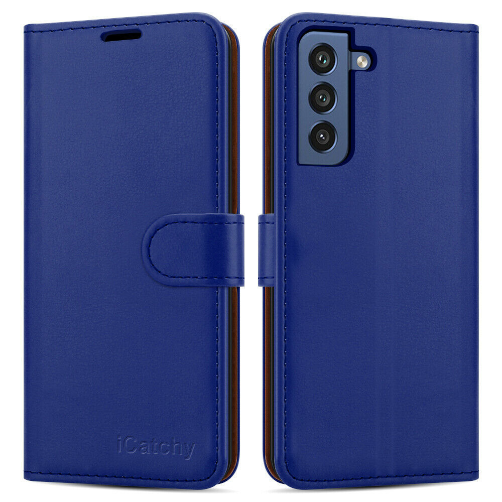 For Samsung Galaxy S21 FE Case Premium Leather Wallet Flip Card Slot Phone Cover image 7