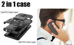 iCatchy for Alcatel 1S 2021 / 3L 2021 Case Heavy Duty Hard Tough Dual Layer Hybrid Shockproof kickstand Cover image 1