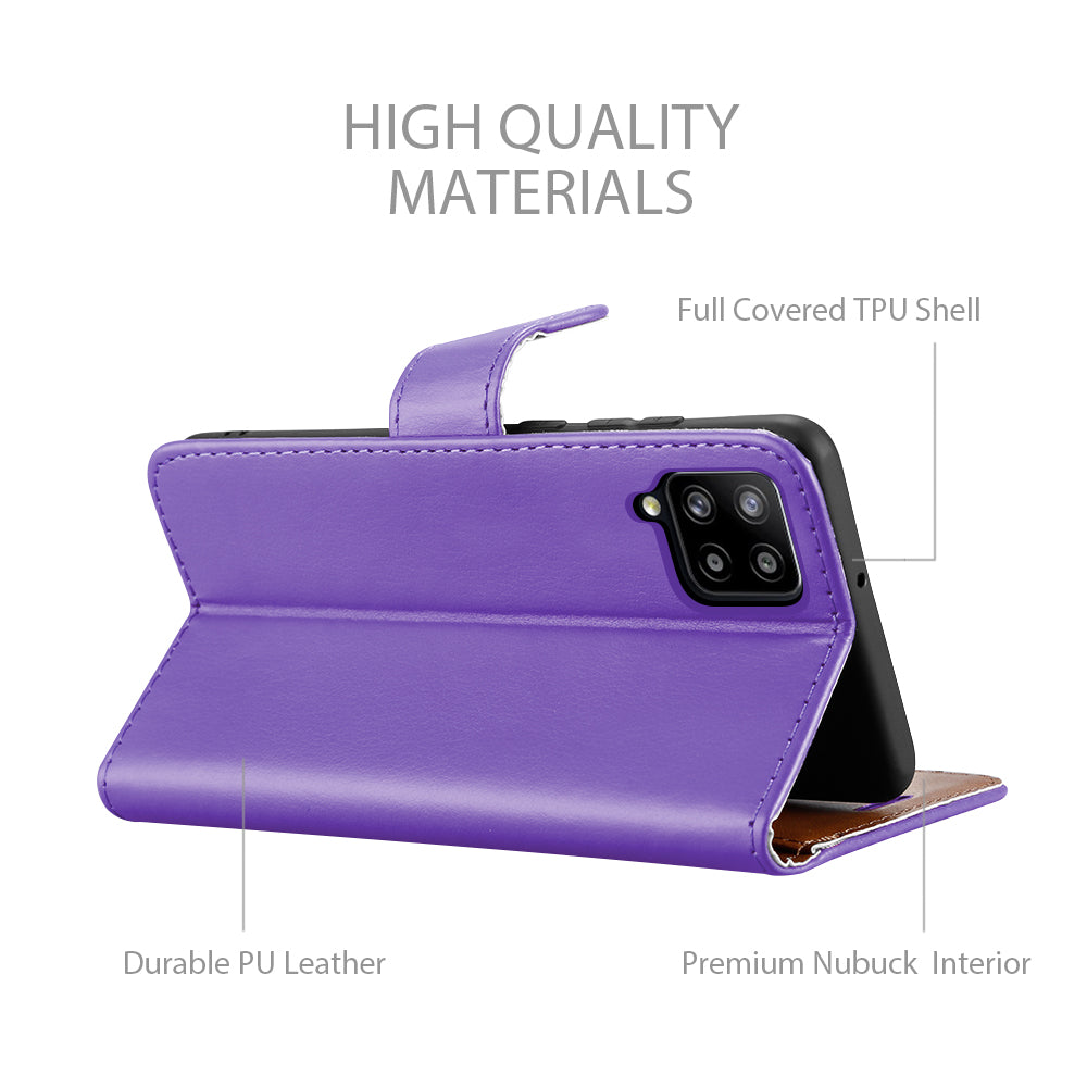 For Samsung Galaxy A42 5G Case Leather Wallet Book Flip Folio Stand View Cover Compatible with Samsung Galaxy A42 5G (6.6'') Phone Case image 4