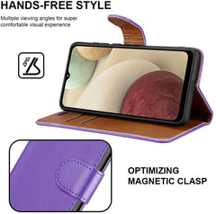 For Samsung Galaxy A12 Case Leather Wallet Book Flip Folio Stand View Cover Pouch for Samsung Galaxy A12 image 2