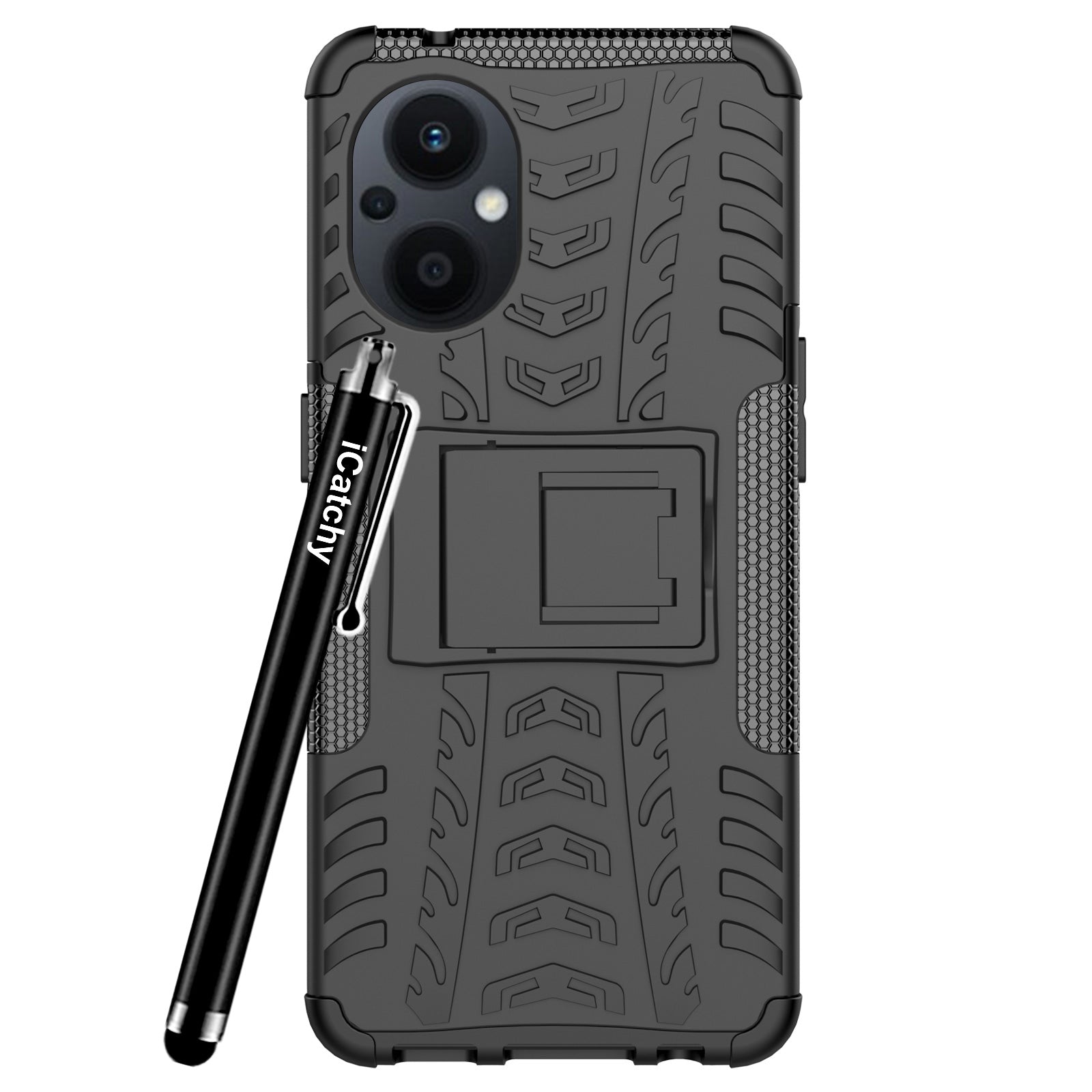 iCatchy for Oppo Reno 8 Lite 5G Case, Heavy Duty Hard Tough Dual Layer Hybrid Shockproof Cover compatible For Oppo Reno 8 Lite 5G Phone Case image 4