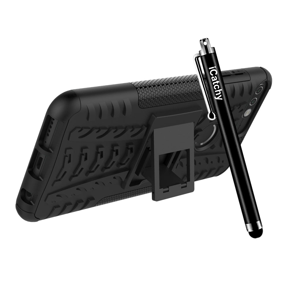 Huawei Y7 2018 Rugged Shockproof Case Cover image 5