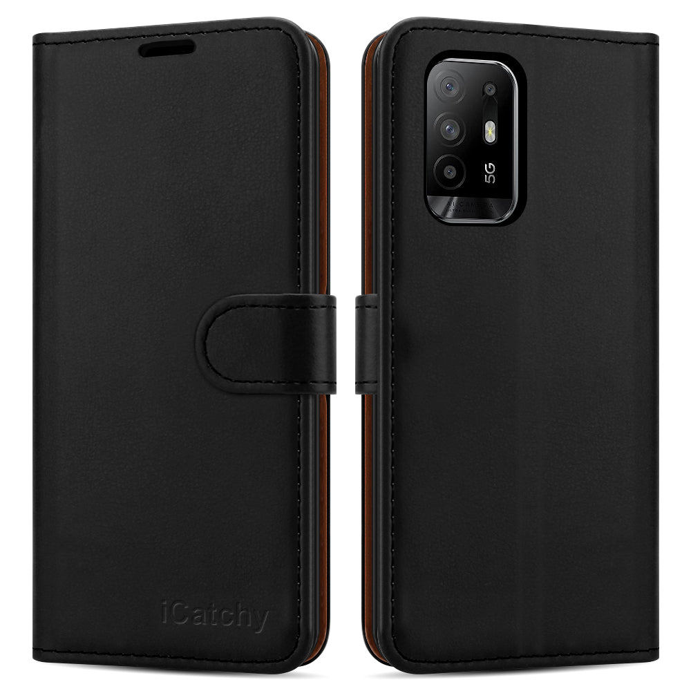 For Oppo A94 5G Case Leather Wallet Book Flip Folio Stand View Cover Pouch for Oppo A94 5G image 1