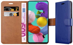 iCatchy For Samsung Galaxy A51 Case Leather Wallet Book Flip Folio Stand View Cover Pouch Compatible with Samsung Galaxy A51 Phone case image 3