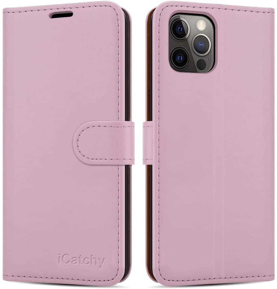 iPhone 12 Case/iPhone 12 Pro (6.1'') Phone Cover case Leather Wallet Book Flip Folio Stand View Case