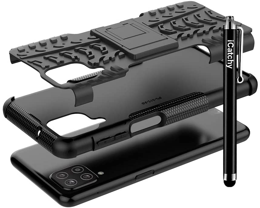 For Samsung Galaxy A12 Case, Heavy Duty Hard Tough Dual Layer Hybrid Shockproof Cover compatible For Samsung Galaxy A12 Phone Case image 4