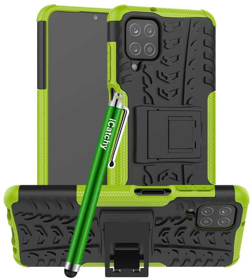 For Samsung Galaxy A12 Case, Heavy Duty Hard Tough Dual Layer Hybrid Shockproof Cover compatible For Samsung Galaxy A12 Phone Case
