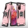 For Samsung Galaxy A12 A22 A52 S20 FE S21 S21 Ultra Case, 360°Military Grade Rotatable Kickstand Hard Rubber Bumper [Shockproof] Protective Cover Cases for Samsung A12 A22 A52 S20 FE S21 S21