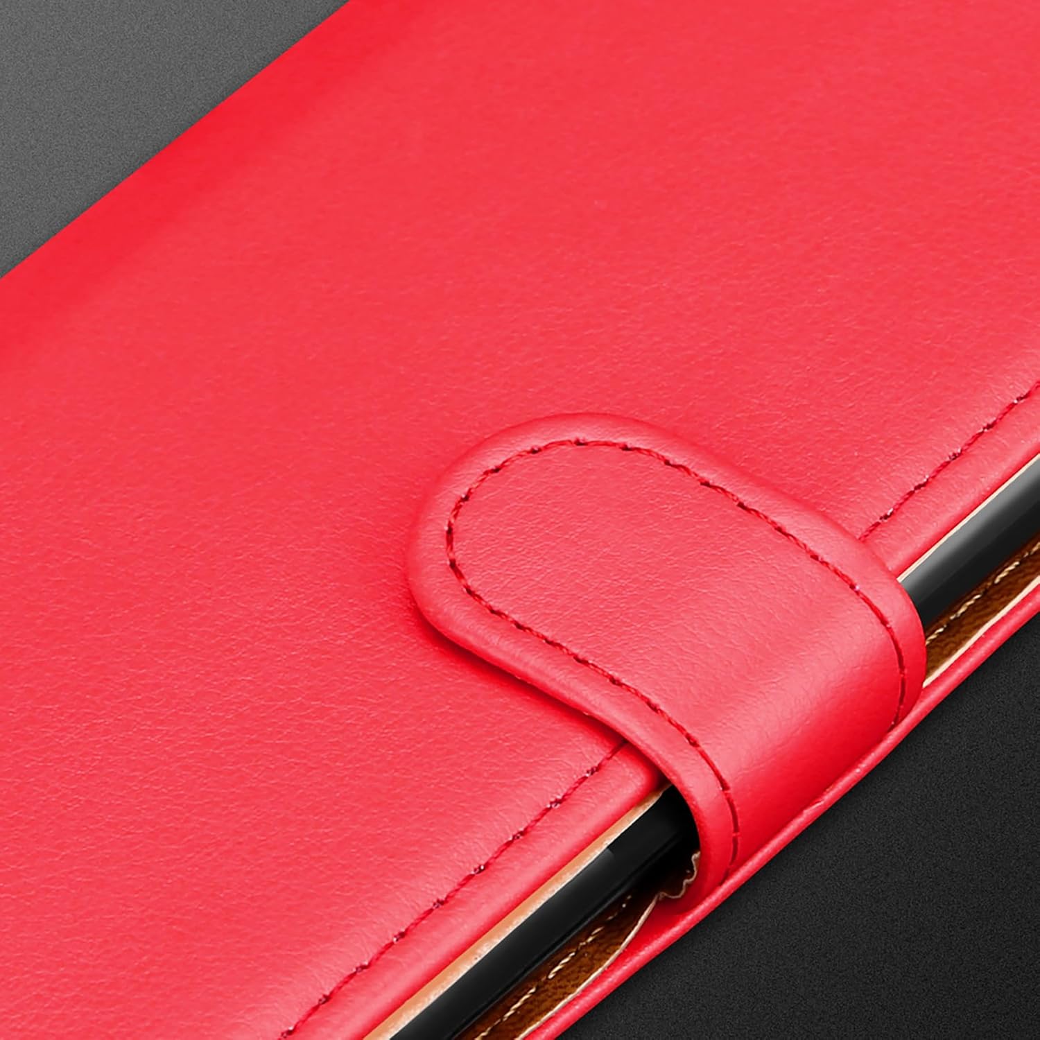iCatchy for Samsung Galaxy A25 Case Leather Wallet Book Flip Folio Stand View Magnetic Protect RFID Blocking Cover compatible with Samsung A25 Phone Cover