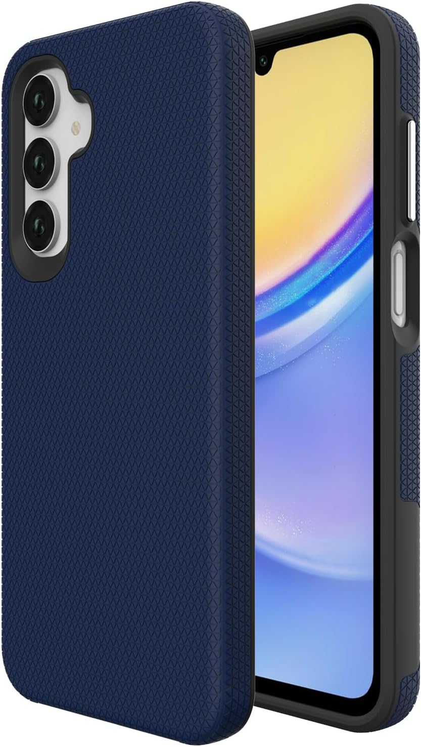 iCatchy Case for Samsung A17 A16 A26 Phone and 2X Screen Protector, Heavy Duty Rugged Military Grade Dual Layer Shockproof Matte Phone Cover