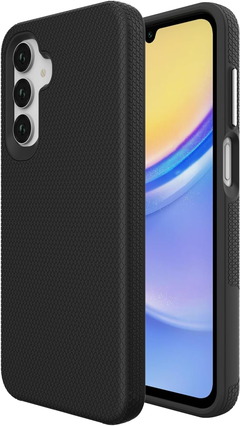 iCatchy Case for Samsung A17 A16 A26 Phone and 2X Screen Protector, Heavy Duty Rugged Military Grade Dual Layer Shockproof Matte Phone Cover