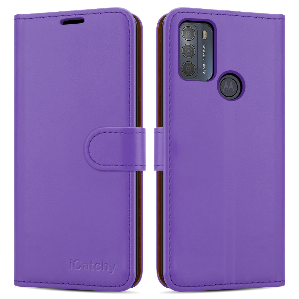 For Motorola Moto G50 Case Leather Wallet Book Flip Folio Stand View Cover Pouch for Motorola Moto G50 image 1