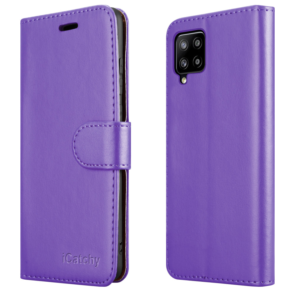 For Samsung Galaxy A42 5G Case Leather Wallet Book Flip Folio Stand View Cover Compatible with Samsung Galaxy A42 5G (6.6'') Phone Case image 1