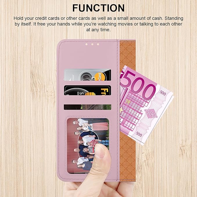 iCatchy for Google Pixel 8 Pro Case Leather Wallet Book Flip Folio Stand View Magnetic Protect RFID Blocking Cover Compatible with Pixel 8 Pro Phone