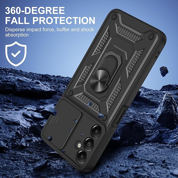 iCatchy for Samsung Galaxy A05s Case, Heavy Duty Hard Tough Dual Layer Hybrid Shockproof Cover compatible For Samsung A05s Case