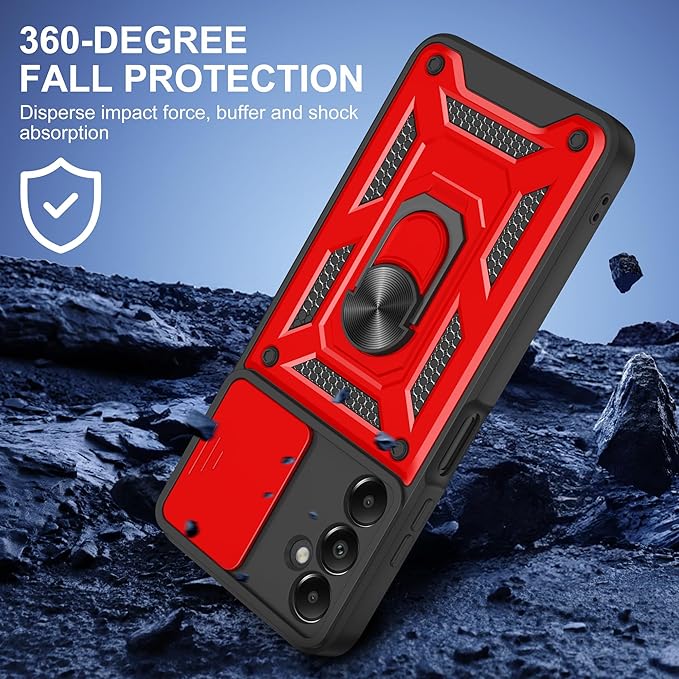iCatchy for Samsung Galaxy A05s Case, Heavy Duty Hard Tough Dual Layer Hybrid Shockproof Cover compatible For Samsung A05s Case