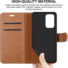iCatchy for Samsung A53 Case Leather Folio Cover Magnetic Closure Protective Book Design Wallet Flip with Card Slots and Kickstand for Samsung Galaxy A53 5G Case image 2