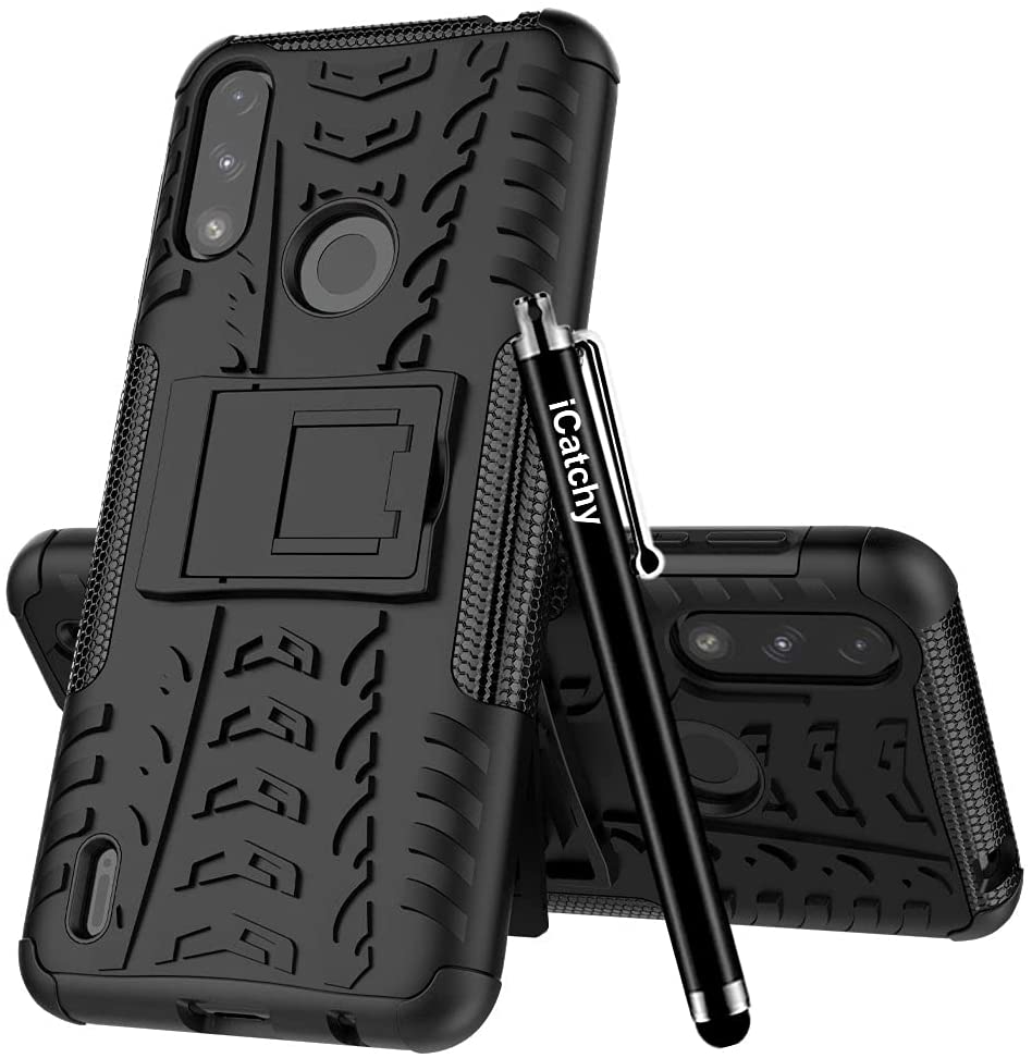 For Motorola Moto E7i Power Case, Heavy Duty Hard Tough Dual Layer Hybrid Shockproof Cover compatible With Motorola Moto E7i Power Phone Case image 3